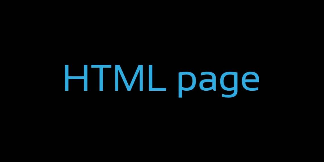 HTML page တွင် content ထည့်သွင်းခြင်း