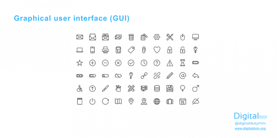 Graphical user interface (GUI)